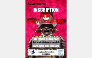 Inscriptions pour la saison 2020-2021